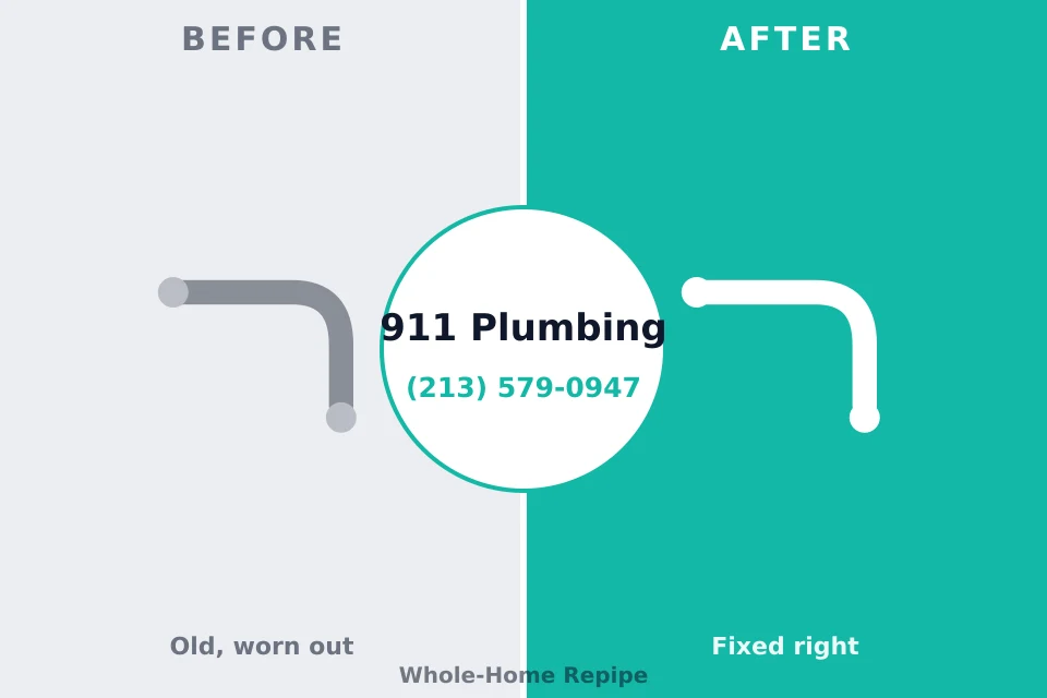 Before and after: plumbing company Marlinton, WV